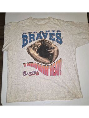 1994 MLB Atlanta Braves Throwing Heat Tee